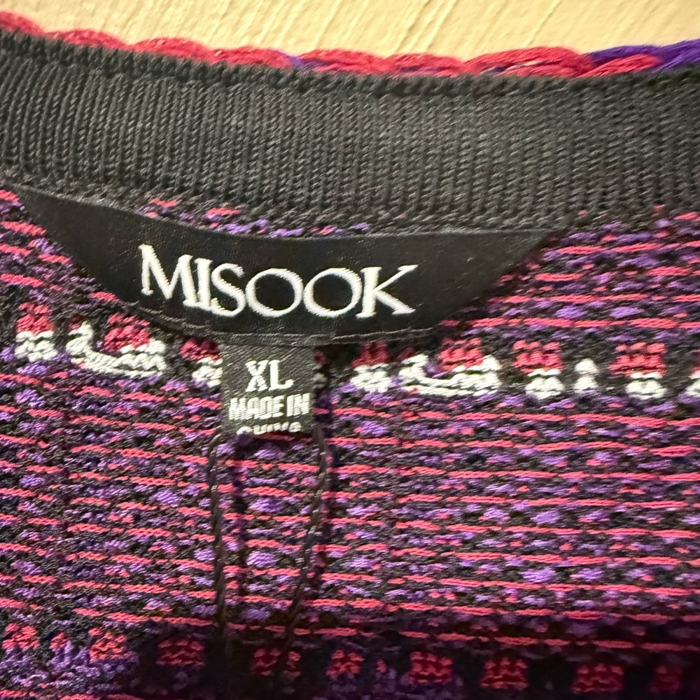 Misook Purple and White Plaid Blazer - Picture 3 of 8